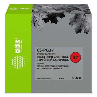 картридж Cactus CS-PG37 черный