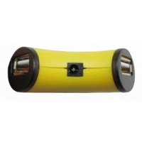 разветвитель USB CBR CH-100 Yellow желтый