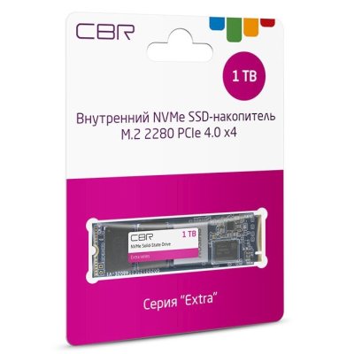 SSD диск CBR Extra 1Tb SSD-001TB-M.2-EX22 Синий