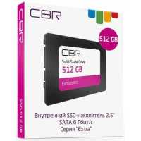 SSD диск CBR Extra 512Gb SSD-512GB-2.5-EX21 Черный