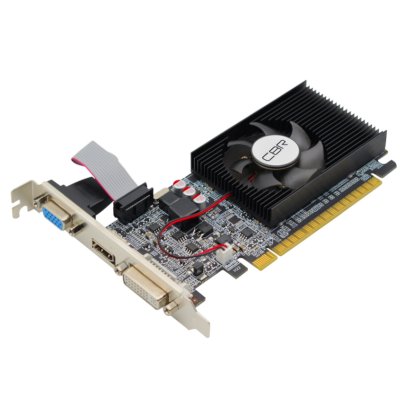 видеокарта CBR nVidia GeForce GT 210 1Gb VGA-AFGT210-1G-RTL