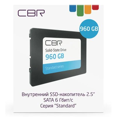 SSD диск CBR Standard 960Gb SSD-960GB-2.5-ST21 Черный