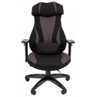 игровое кресло Chairman Game 14 Black-Grey черно-серый