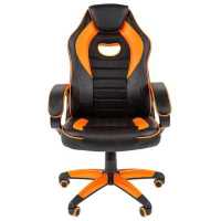 игровое кресло Chairman Game 16 Black-Orange черно-оранжевый