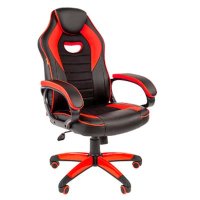 игровое кресло Chairman Game 16 Black-Red черно-красный