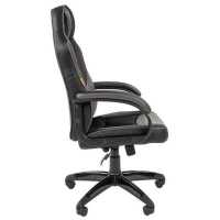 игровое кресло Chairman Game 17 Black-Grey черный-серый