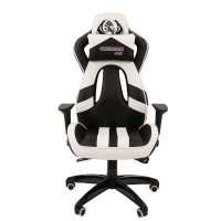 игровое кресло Chairman Game 25 Black-White черно-белый