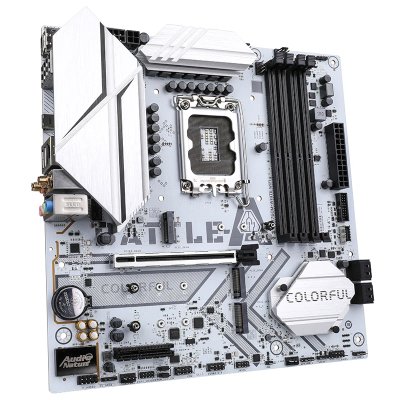 материнская плата Colorful BATTLE-AX B760M-WHITE WIFI V20