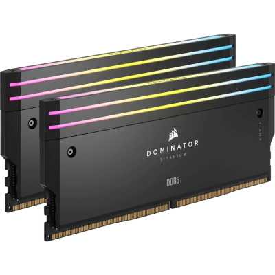 оперативная память Corsair Dominator Titanium RGB Black CMP64GX5M2X6600C32