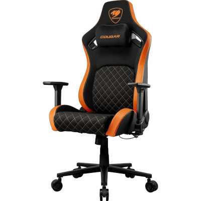 игровое кресло Cougar Defensor F Black-Orange черно-оранжевый