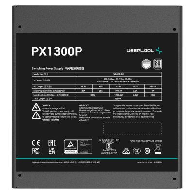 блок питания Deepcool 1300W PX1300P Черный