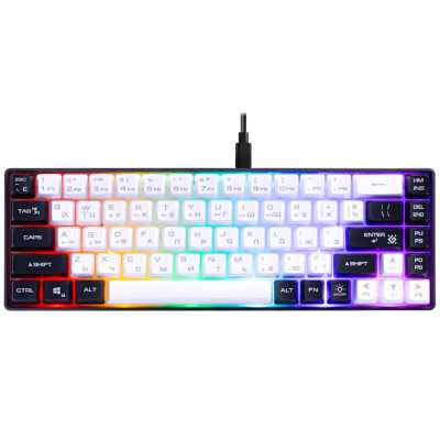 клавиатура Defender Aris GK-349 White-Black 45349 Белый-черный