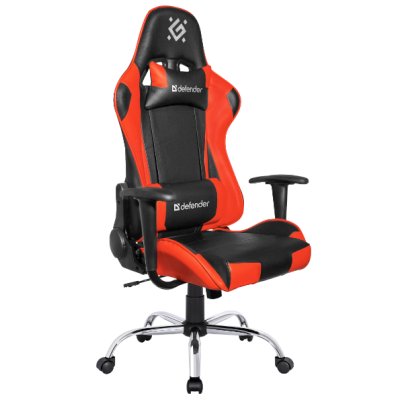 игровое кресло Defender Azgard Black-Red черно-красный