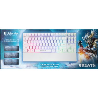 клавиатура Defender Breath GK-184 Белый