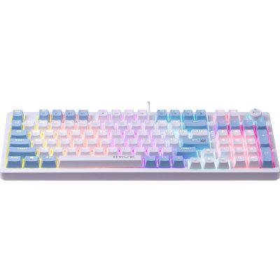 клавиатура Defender Hawk GK-418 45421 Белый-синий