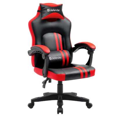 игровое кресло Defender Mercury Black-Red черно-красный