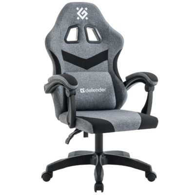 игровое кресло Defender Runa Grey-Black серый-черный