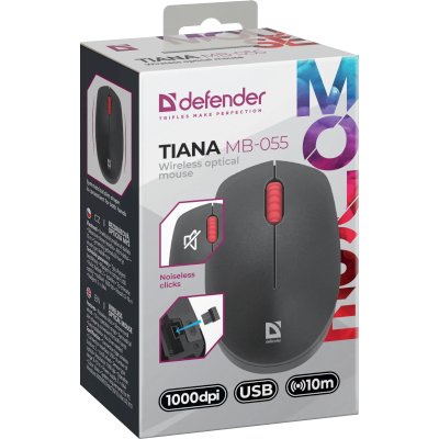 мышь Defender Tiana MB-055 Black Черный