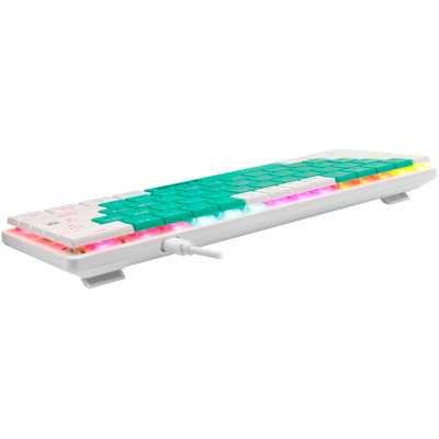 клавиатура Defender Zane GK-089 Green-White 45087 Белый-зеленый