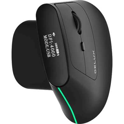 мышь Delux MV6 DB Black Черный