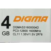 оперативная память Digma DGMAS31600004D