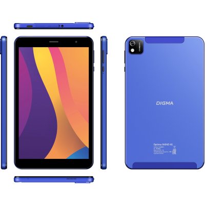 планшет Digma Optima 8404D 4G 4/64GB Blue Синий