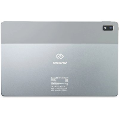 планшет Digma Pro 1400E 4G 4/128GB Dark Grey Темно-серый