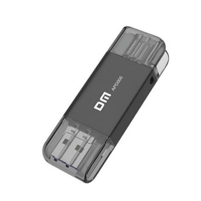 флешка DM 256Gb APD005 3 in 1 Черный