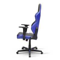 игровое кресло DXRacer Racing OH/RZ90/INW чёрный-белый-синий