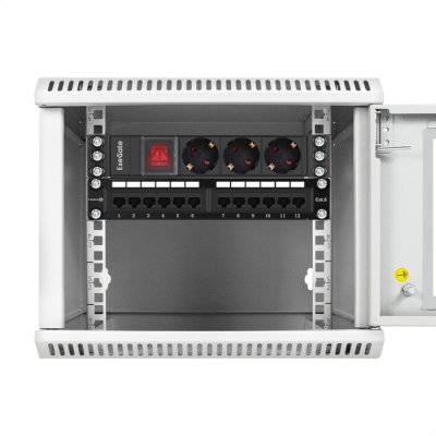 телекоммуникационный шкаф ExeGate EC-WM-6U.280.G.GREY EX298623RUS Серый