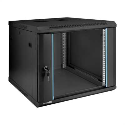 телекоммуникационный шкаф ExeGate EC-WM-9U.600.G.BLACK EX298608RUS Черный