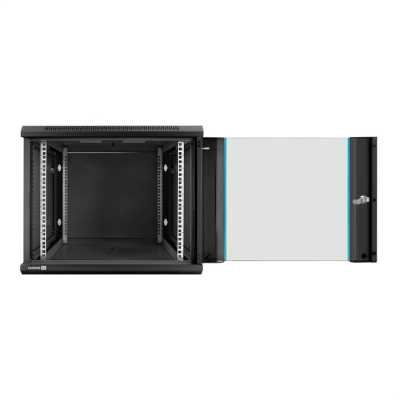 телекоммуникационный шкаф ExeGate EC-WM-9U.600.G.BLACK EX298608RUS Черный