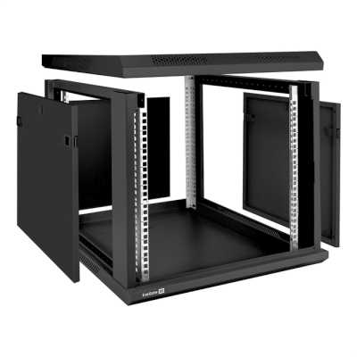 телекоммуникационный шкаф ExeGate EC-WM-9U.600.G.BLACK EX298608RUS Черный