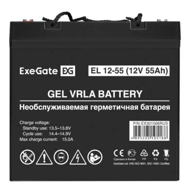 батарея для UPS ExeGate EL 12-55-М6 EX301506RUS