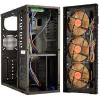 корпус Exegate EVO-7216 Black-Blue Light 700W