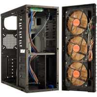 корпус Exegate EVO-7216 Black-Blue Light без БП