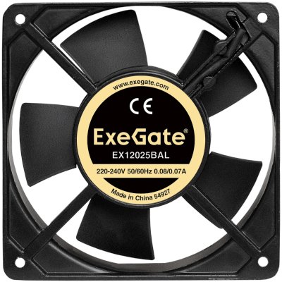 кулер ExeGate EX12025BAL EX289013RUS Черный