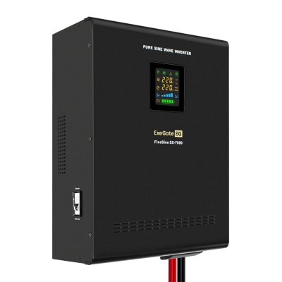 ИБП ExeGate FineSine SX-7000.LCD.AVR.2SH.T Черный