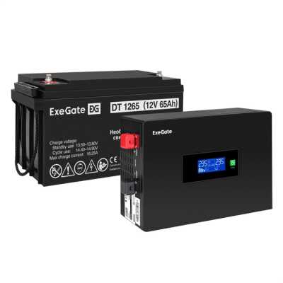 ИБП ExeGate IdealSine SR-600.LCD.2SH EX297389RUS