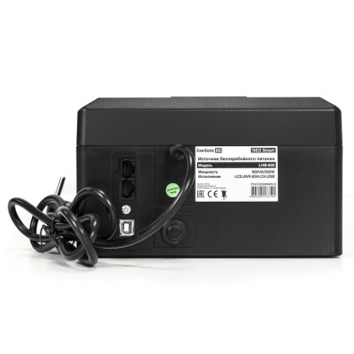ИБП ExeGate Neo Smart LHB-600.LCD.AVR.8SH.CH.USB Черный