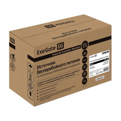 ИБП ExeGate Power Back BNB-1000.LED.AVR.4C13 Черный