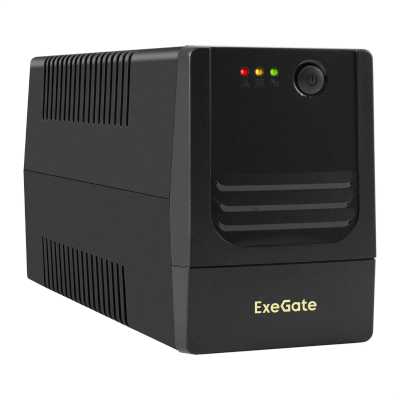 ИБП ExeGate Power NB-1000.LED.AVR.4C13 EX299490RUS Черный