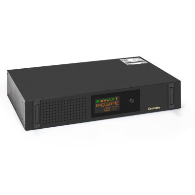ИБП ExeGate ServerRM UNL-1000.LCD.AVR.2SH.3C13.USB.2U EX293850RUS Черный