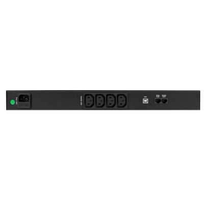 ИБП ExeGate ServerRM UNL-650.LCD.AVR.4C13.RJ.USB.1U EX297833RUS Черный
