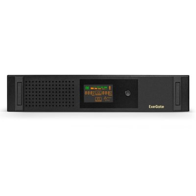 ИБП ExeGate ServerRM UNL-800.LCD.AVR.2SH.3C13.USB.2U EX293849RUS Черный