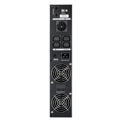 ИБП ExeGate SinePower UHB-2000.LCD.AVR.1SH.4C13.RJ.USB.2U EX293052RUS Черный