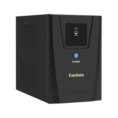 ИБП ExeGate SpecialPro UNB-1200.LED.AVR.2SH.3C13 Черный