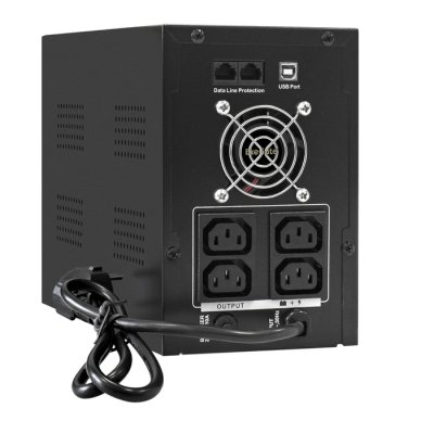 ИБП ExeGate SpecialPro UNB-2000.LED.AVR.4C13.RJ.USB EX292608RUS Черный