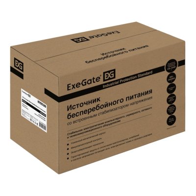 ИБП ExeGate SpecialPro UNB-2000.LED.AVR.4C13.RJ.USB EX292608RUS Черный