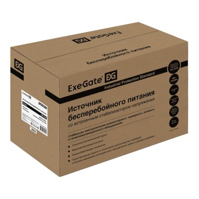 ИБП ExeGate SpecialPro UNB-3000.LED.AVR.2SH.4C13.RJ.USB EX292615RUS Черный